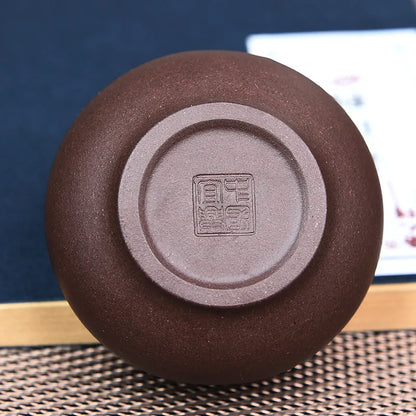 40ML Antique Purple Clay Tea Cup Chinese Portable Master Cup Household Tea Accessories Traditional Zisha Small Tea Bowl