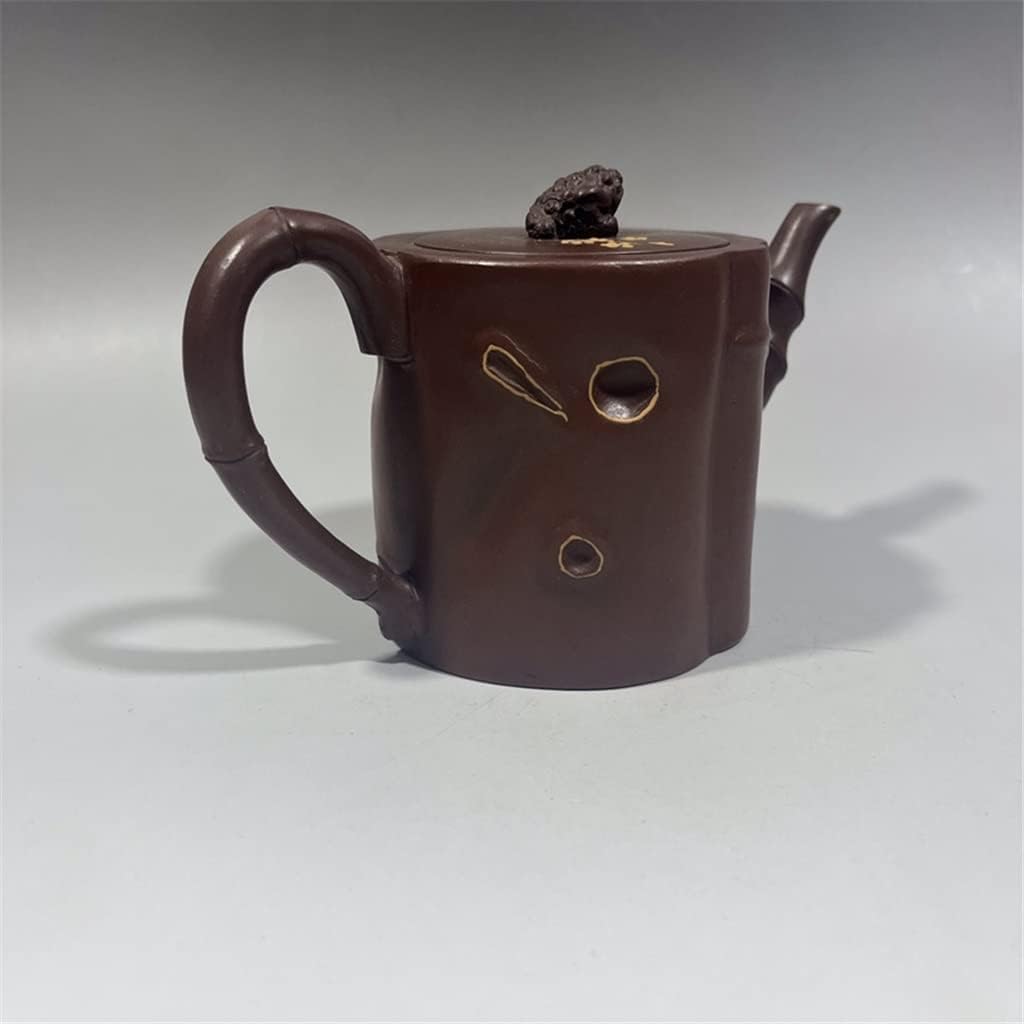 ADUH Chinese Yixing Teapot Handmade Zisha Daily Stump Teapot 350ml