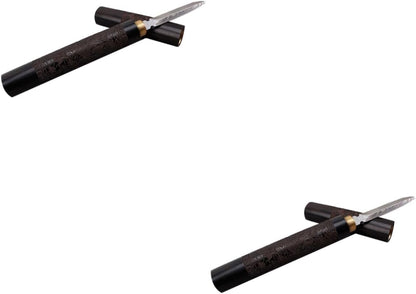 DECHOUS 2 Pcs Tea Needle Chinese Tea Ceremony Accessories Puerh Wood Ice Pick for Kitchen Ice Pick with Cover Tea Tools Tea Tool Metal Stainless Steel Tea Cake