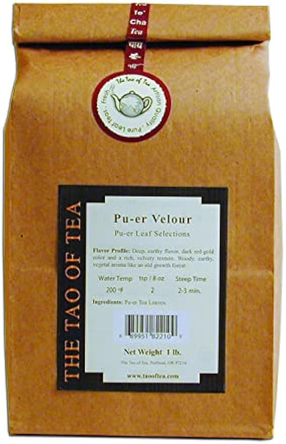 The Tao of Tea Puer Velour, 1-Pounds