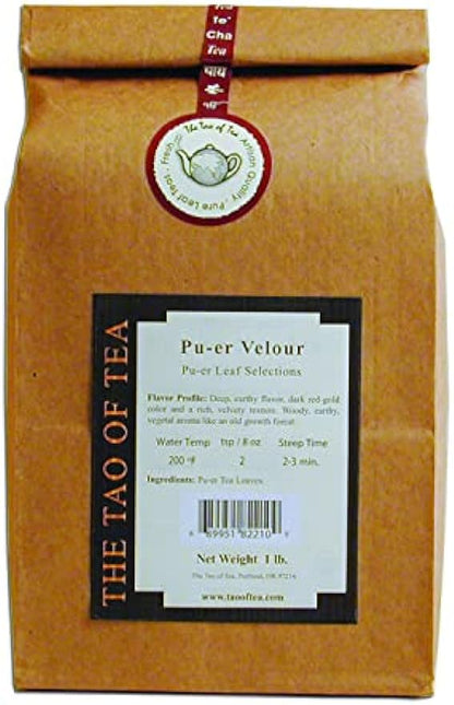 The Tao of Tea Puer Velour, 1-Pounds