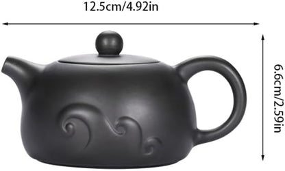 Teapot Zisha Pot Original Mine Old Purple Mud Office Household Teapot Zhuni Xishi Pot Tea Set Teapot Set (A)