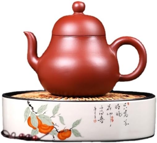 Mini Teapot 90ml (3.0 Oz)Genuine Yixing Zhu Mud Tea Pot Handmade Da Hong Pao Zisha Small Teapot