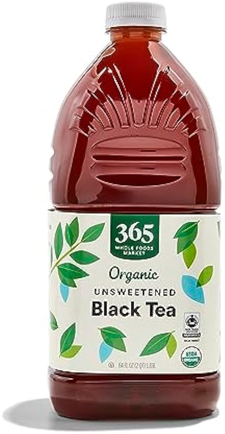 365 by Whole Foods Market, Organic Unsweetened Black Tea, 64 Fl Oz