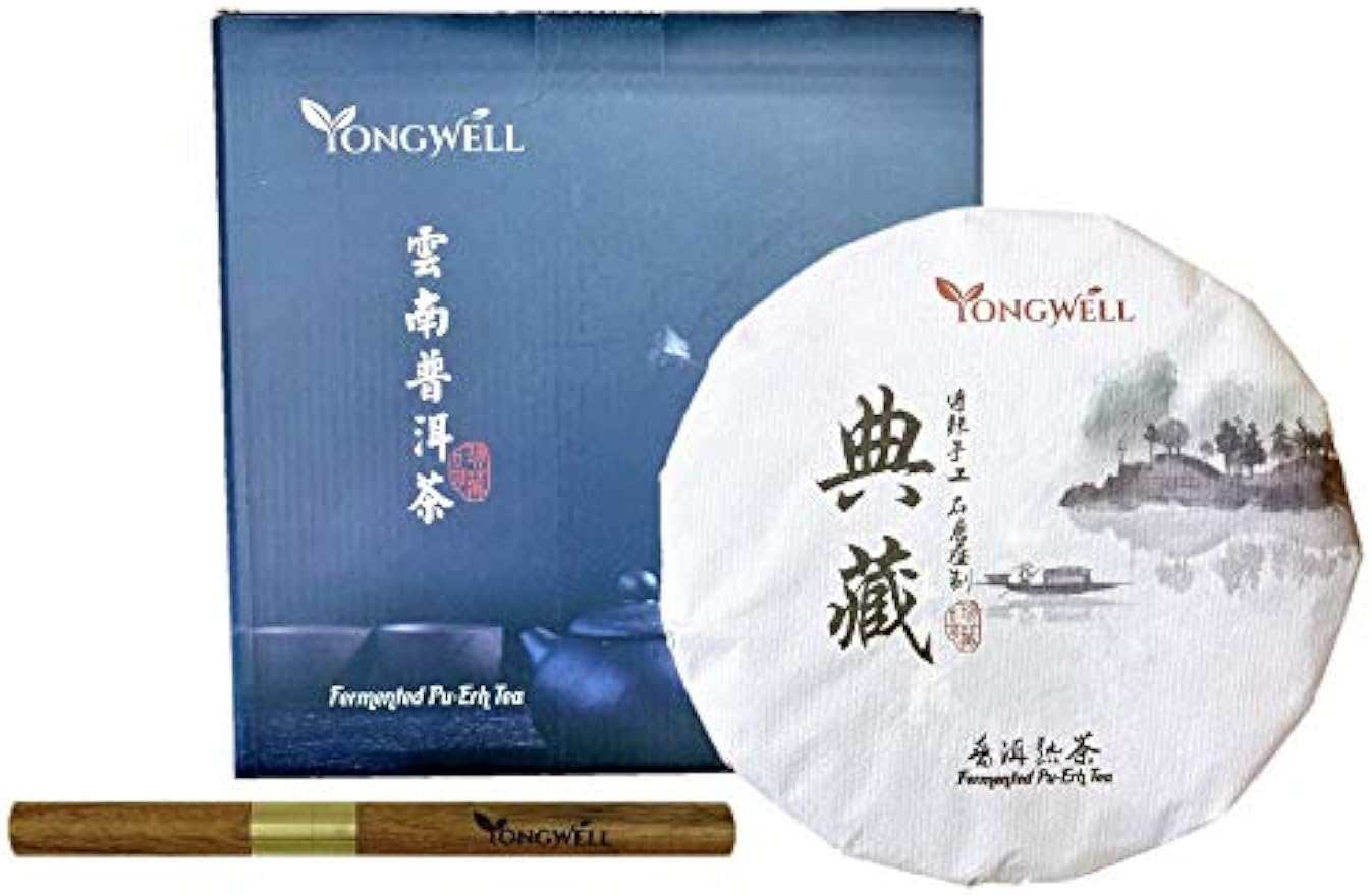 2013 Premium Yunnan Fermented Pu Erh Compressed Tea Cake - 357g (12.3oz) Free Tea Knife, Beautiful Gift Packaging