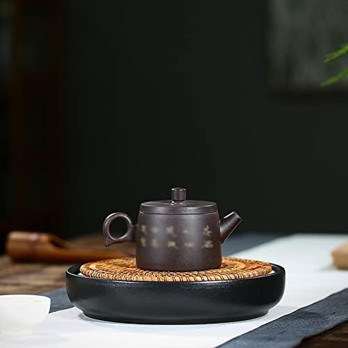 FURLOU Black Gold Sand Songhe Yannian Teapot Zisha Teapot Handmade Pot Kung-fu Teaware Purple Clay Drinkware Teapots