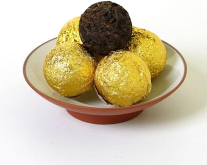 Puerh Tea Cake 100g / 3.5oz 2010 Year Ripe Shu Supreme Yunnan Handmade Puerh Tea - Yunnan Pu-erh Pu erh Puer Pu'er Chinese Tea - Tuocha