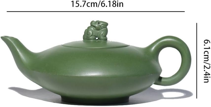 Zisha Teapot Retro Classic Kung Fu Teapot Suitable for Black Tea Green Tea White Tea (A)