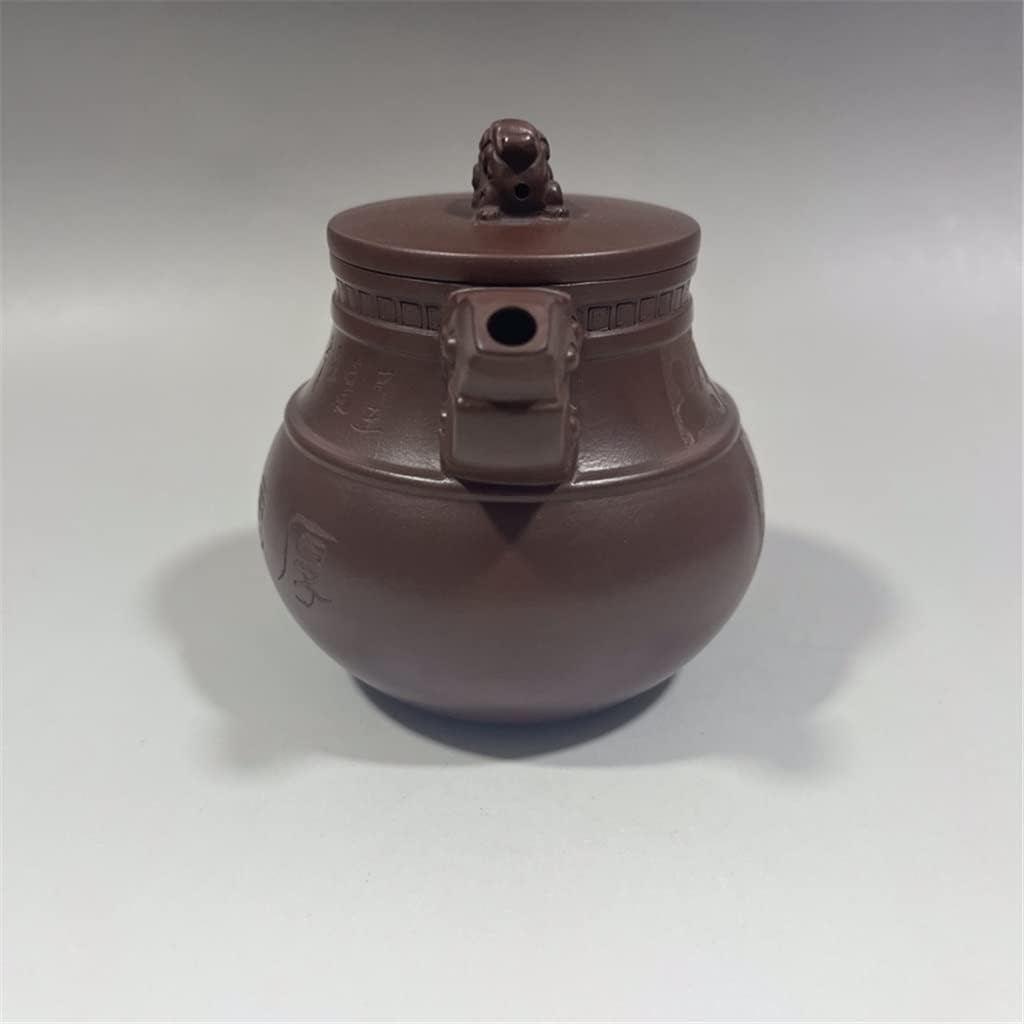 TAOBAO China Yixing Teapot Handmade Zisha Pot Flat white tiger pot Zisha pot Da Bin 450ml