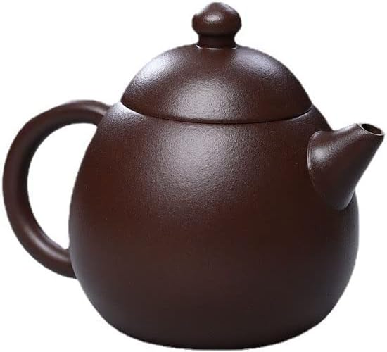 Tea pot 9.5oz Chinese Yixing Clay Dragon Genuine Zisha Tea Infuser for Loose Tea Kettle (Black) (Black)