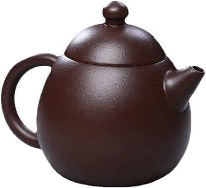 Tea pot 9.5oz Chinese Yixing Clay Dragon Genuine Zisha Tea Infuser for Loose Tea Kettle (Black) (Black)