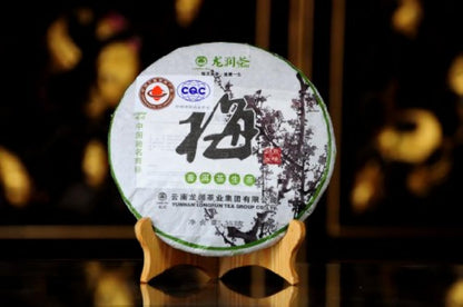 Yunnan Longrun Pu-erh Tea Cake- Plum Blossom (Year 2011, Unfermented)357g