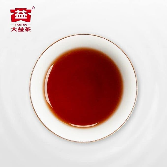 Batch 2101 Dayi "Pu Zhi Wei" Shu Puerh Tea Cake 357g 2021 TAETEA Ripe Puer Tea