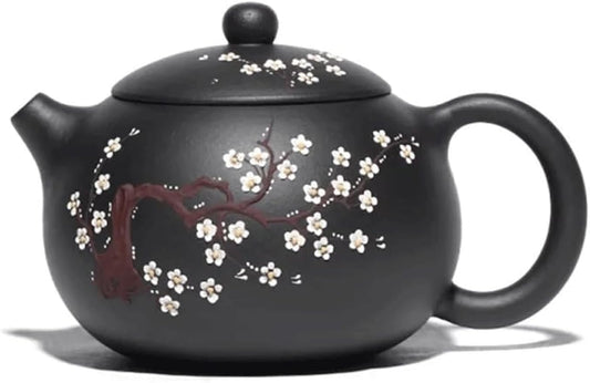 Sweden 400ml Purple Clay Teapot Mud Xishi Tea Pot Zisha High Capacity Plum Bossom Tea Kettle Home Tea Set