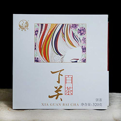 2018 Year XIA GUAN BAI CHA Jinggu Moonlight White Tea Pu-erh Raw Tea 320g Box Bai Cha