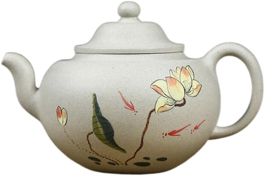 190ml Traditional Yixing Zisha Teapot Original White Clay Lotus Teapot Chinese Tea Ceremony Boutique Tea Set