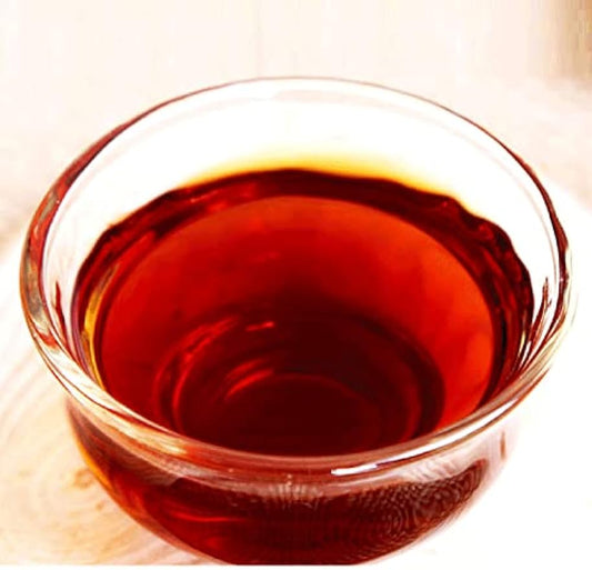 High Grade Puer Tea Scattered Packaging, Large Leaf Mellow Yunnan Chinese Pu Erh Tea, Reddish Brown, Bright, Mellow, Moist, 250g