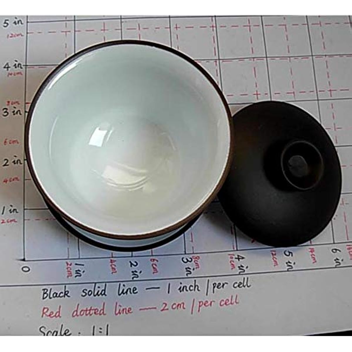 Yixing Teacup Chinese Kungfu Tea Bowl Classic Gaiwan Cup