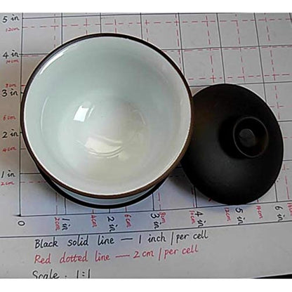 Yixing Teacup Chinese Kungfu Tea Bowl Classic Gaiwan Cup