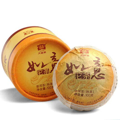 [GRANDNESS] RUYI * 2012 Premium Tuocha MengHai Da yi Ripe Pu Erh Tea 100g Menghai Tea factory Shou Pu-erh Cha