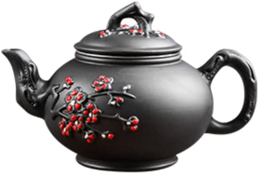 Chinese Yixing Handmade Purple Clay Teapots with Filter Ceramic Teapot Traditional Zisha Kungfu Tea Kettle A04