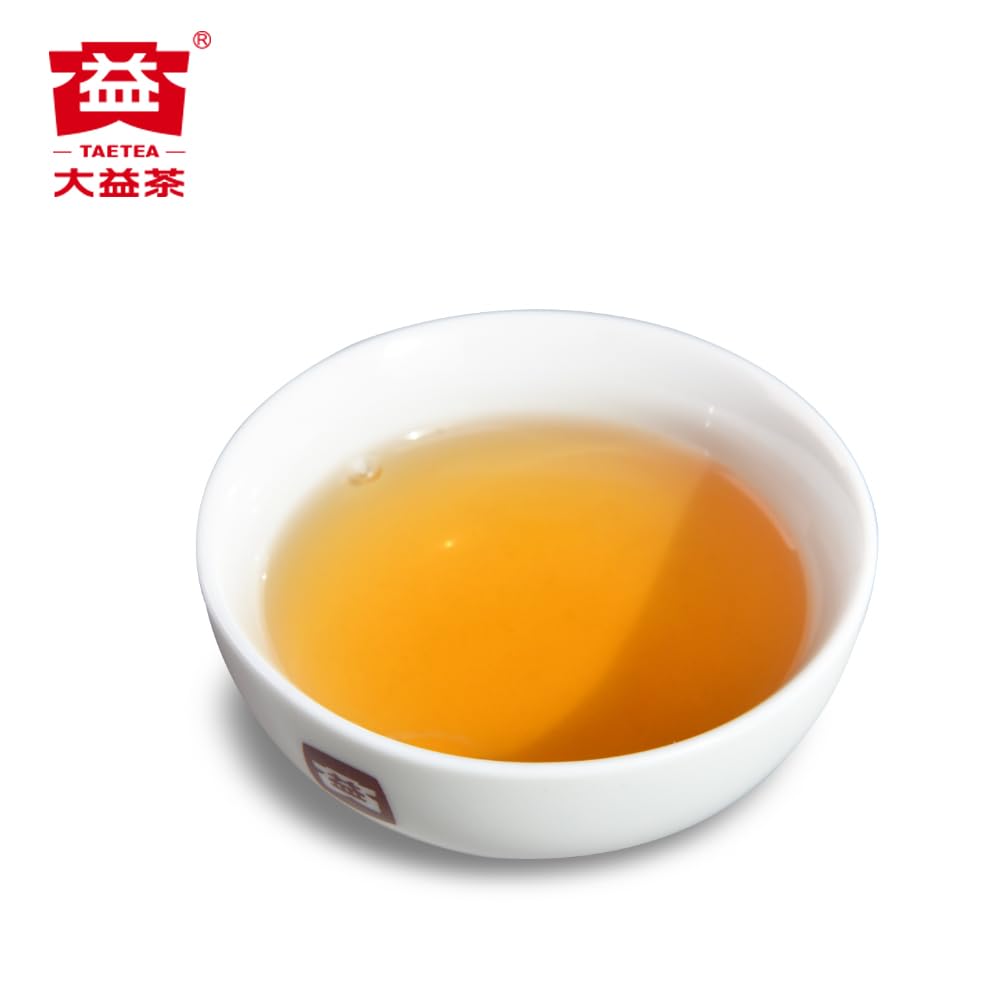 TAETEA Raw PU'ER Tea, Aged Fermented “Fei Leng Cui” Puerh Pu erh Tea Cake Black Chinese Tea for Daily Drink and Gift (357g/12.59oz)