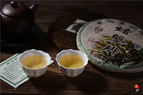 Jingmai Wild Ancient Tree Crabs Legs Pang Xie Jiao Pu-erh Tea Raw Puer Cake 357g Yunnan Pu Erh Sheng Cake