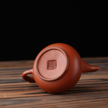 Zisha pot Chinese teapot filter Xishi teapot raw ore purple mud handmade tea set 130ml