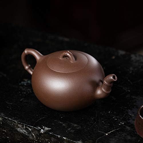 Round "Bamboo Leaf Pot" Zi Ni Chinese Yixing Purple clay handmade zisha tea pot teapot 330cc