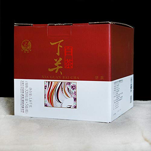 2018 Year XIA GUAN BAI CHA Jinggu Moonlight White Tea Pu-erh Raw Tea 320g Box Bai Cha