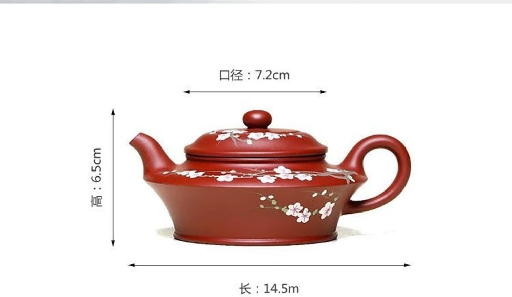 240ml Purple Clay Teapot Small Capacity Flower Authentic Tea Pot Chinese Zisha Tea Set