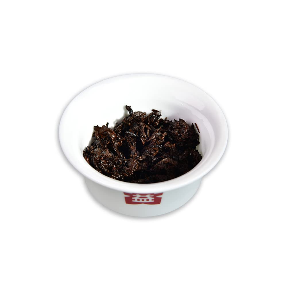 TAETEA Pu-erh Tea Cake, Old Brick Aged Fermented Puerh PU'ER Tea Brick Black Tea for Daily Drink and Gift (Ripe)