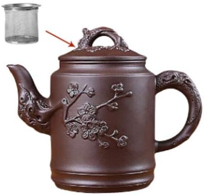 Maya Star Chinese Handmade Yixing Purple Clay Teapots, Large Capacity Kongfu Teapot for Household A05