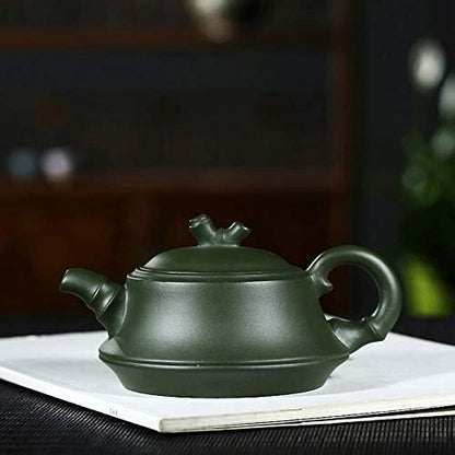 UXZDX Zisha Teapot Zisha Pot Ore Green Mud Custom Tea Set Handmade Kettle Wine Set 200ml Home Kung Fu Tea Tea Set