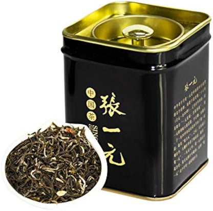 Black Can 50g Expo-Class Teji Traditional Jasmine Tea Zhangyiyuan Chinese Flora Tea