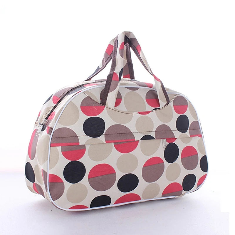 41cm*28cm*16cm Cheap Large Capacity Women Travel Bag Tote Men Luggage Duffle Bag New Flower Print Female HandBag PT1280