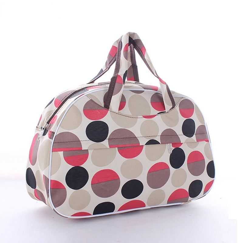 41cm*28cm*16cm Cheap Large Capacity Women Travel Bag Tote Men Luggage Duffle Bag New Flower Print Female HandBag PT1280