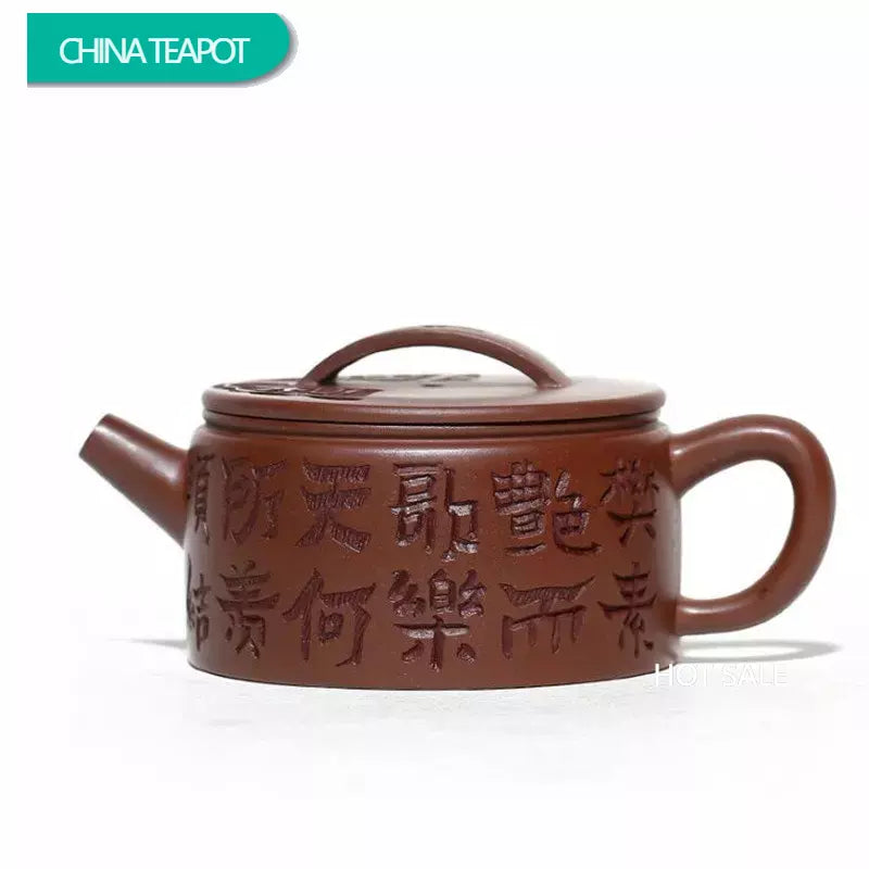 160ml Yixing Raw Ore Purple Clay Teapots Chinese Famous Handmade Large Caliber Tea Pot Kettle High-end Zisha Tea Set Teaware
