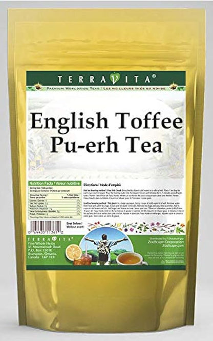 English Toffee Pu-erh Tea (25 tea bags, ZIN: 535512) - 2 Pack