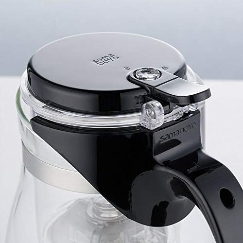 Samadoyo SAMA SAG-10 High Grade Gongfu Tea Pot & Mug 750ml Sama Teapot Heat Resistant Glass Tea Pot with Tea Infuser Strainer Filter