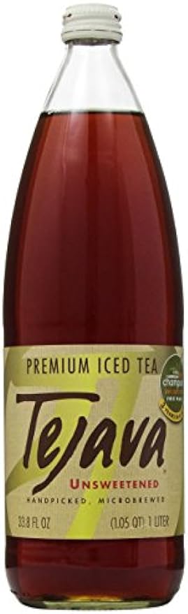 Tejava, Tea Black Unsweetened, 33.8 Fl Oz