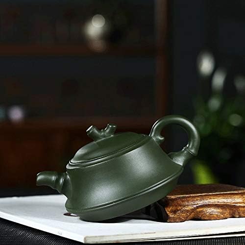 UXZDX Zisha Teapot Zisha Pot Ore Green Mud Custom Tea Set Handmade Kettle Wine Set 200ml Home Kung Fu Tea Tea Set