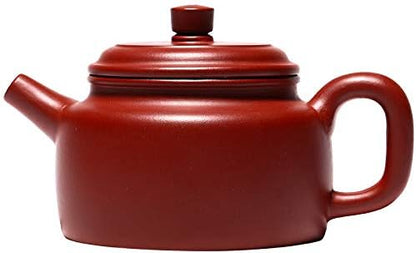 Zisha Teapot 8.8 Oz Yixing Clay Handmade Teapot with Filter,Chinese Kung Fu Tea Maker - Fanggu