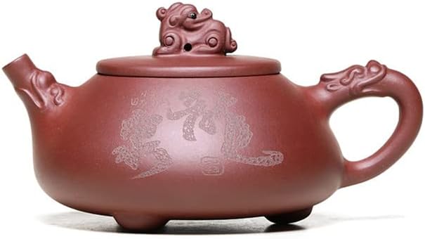 Teapot ChineseZisha Genuine Black Zini Clay Shipiao Infusers Loose Tea (Pot black jingang)