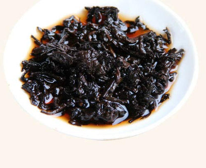 Jia Jia 7598 Lao Tong Zhi Anning Haiwan Yunnan Pu-erh Tea Cake 2007 357g Ripe Shou Puer Tea Pu Erh