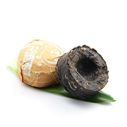 40pcs Cooked Orange Peel Flavor Puerh Tea - Ripe(Shu) Mini Tea Tuo Cha -Yunnan Shou Pu-erh Tea -Orange Peel Blended Pu erh Tea