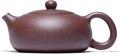 Teapot 6.7Oz Chinese Yixing Zisha Clay Xishi Pot Kungfu Kettle Ball Hole Filter Loose Tea (purple)