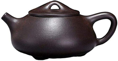 Teapot ChineseZisha Genuine Black Zini Clay Shipiao Infusers Loose Tea (Pot black jingang)