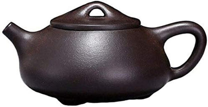 Teapot ChineseZisha Genuine Black Zini Clay Shipiao Infusers Loose Tea (Pot black jingang)