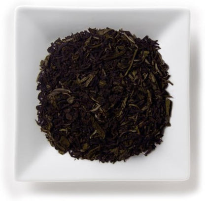 Mahamosa Earl Grey Pu-erh White Tea 4 oz (with pu-erh, bai mu dan white peony, bergamot) - Loose Leaf (Looseleaf) Earl Grey Black and White Tea Blend